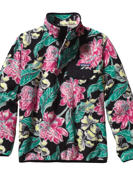 Patagonia Jackets & Blazers - Patagonia Synchilla Manoa Floral Hawaiian Snap T Fleece Pullover